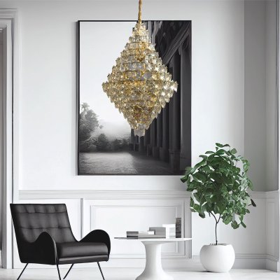 Chandelier Crystal MODEL 07-SL-6017-800 (E27x27) Gold