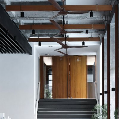 Ceiling Fan ABS Blade Model AC56-013B-WH 56&amp;amp;quot; Brown