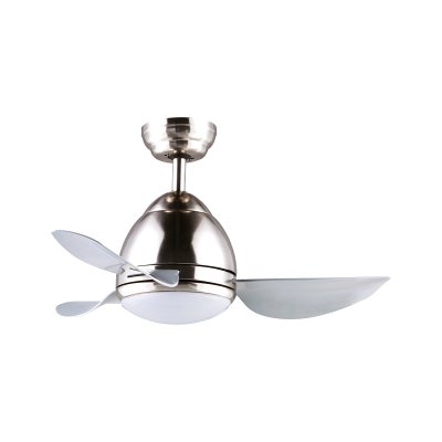 Lamp Ceiling Fan ABS Blade MODEL CT33301-LED-MS SIZE 33"  Matte Silver