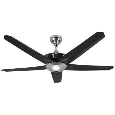 CEILING FAN ABS BLADES MODEL C S01-58N ABK SIZE 58" Silver/ Black