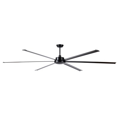 Ceiling Fan Aluminum Blade Model DC120-6014-NBK SIZE 120" Matte black