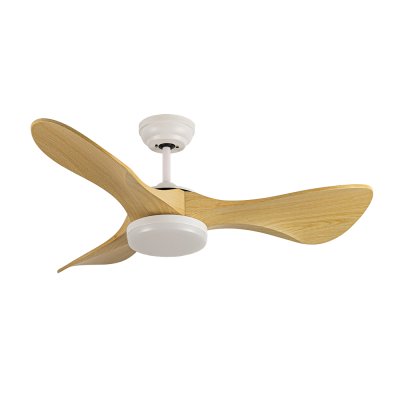 Lamp Ceiling Fan ABS Blade MODEL DC42-2010-3-LMAPLE SIZE 42"  White/ Maple