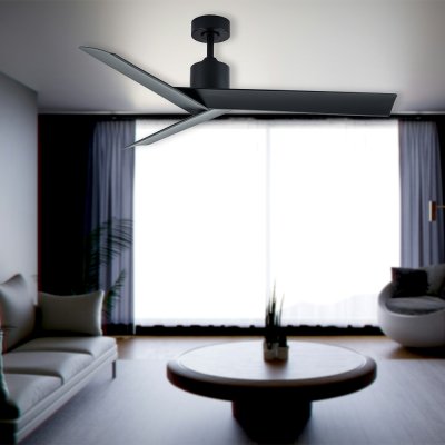 Ceiling Fan ABS Blade Model  DC55-2020-3-NBK 55" Matte Black