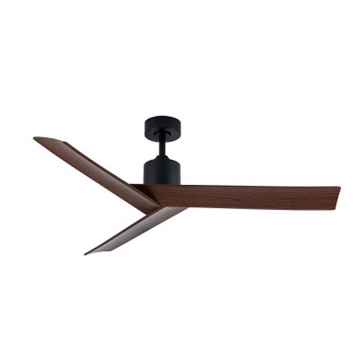 Ceiling Fan ABS Blade Model DC55-2020-3-NOAK 55" Matte Black/Oak