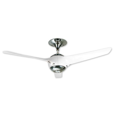 Lamp Ceiling Fan ABS BLADES MODEL EVO-WH+RC 56" White