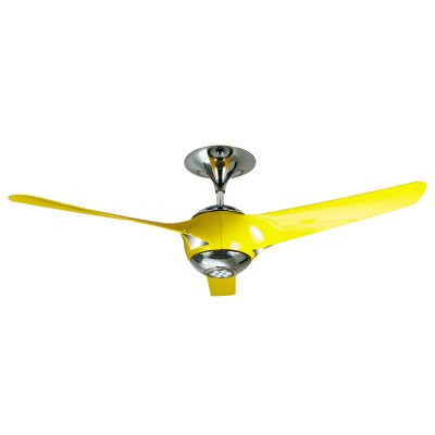 Lamp Ceiling Fan ABS BLADES MODEL EVO-YE+RC 56" Yellow