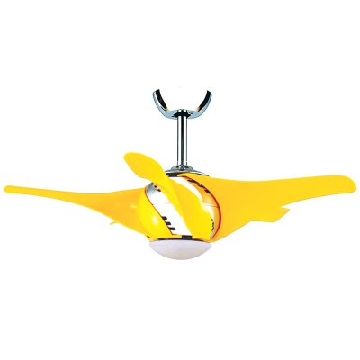 Lamp Ceiling Fan ABS Blade MODEL F420-5B-YL SIZE 42"  Yellow