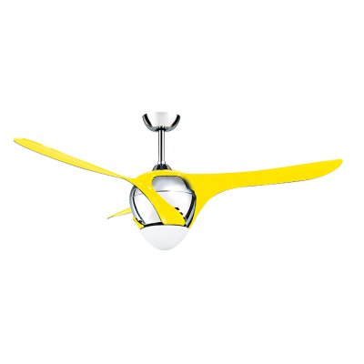 Lamp Ceiling Fan ABS Blade MODEL F630-3B-YL SIZE 56"  Yellow