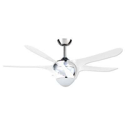 Lamp Ceiling Fan ABS Blade MODEL F630-5B-L-WH SIZE 54"  White