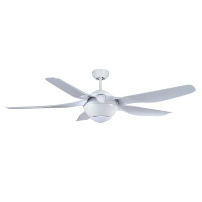 Lamp Ceiling Fan ABS Blade MODEL F830-LED-RD SIZE 56"  White