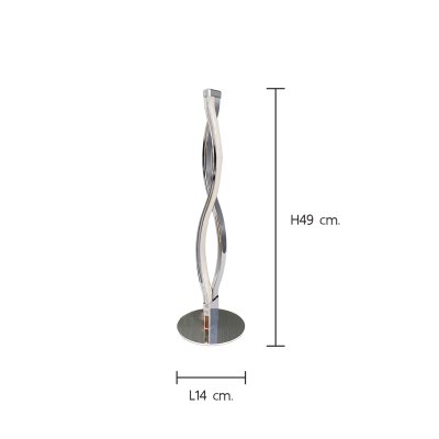 LED Table Lamp L-L08-49TCA (LED 11W) Chrome