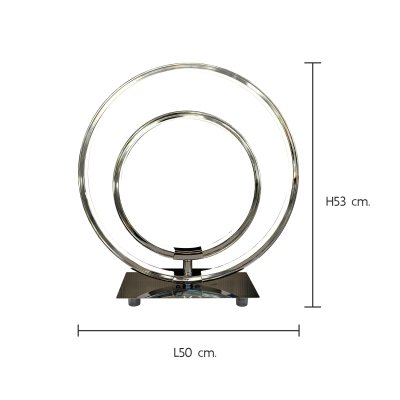 LED Table Lamp L-L10-50TCA (LED 29W) Chrome