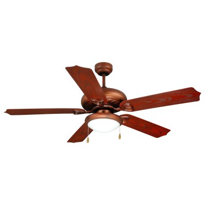 Lamp Ceiling Fan ABS Blade MODEL MS-12-1L-BR SIZE 52"  Brown