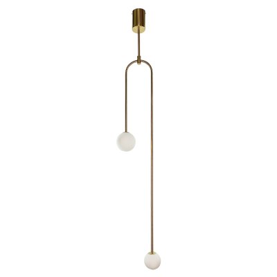 Hanging Lamp MODEL O6-SL-2006-GD-2 (G9x2) Gold /White