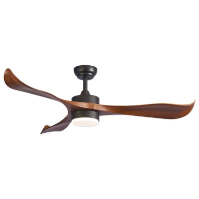 Lamp Ceiling Fan ABS Blade MODEL S-07  SIZE 52" Brown Wooden pattern