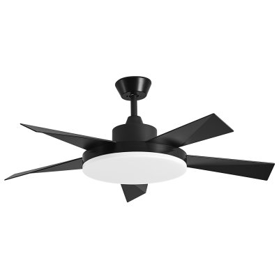 Lamp Ceiling Fan ABS Blade MODEL S-49-BK SIZE 46"  Black