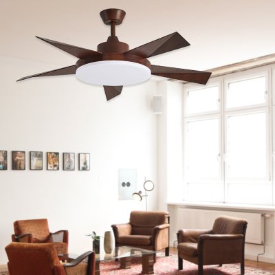 Lamp Ceiling Fan ABS Blade MODEL S-49-WD SIZE 46"  Wood