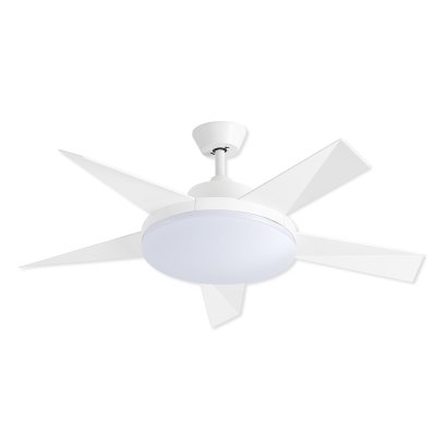 Lamp Ceiling Fan ABS Blade MODEL S-49-WH SIZE 46"  White