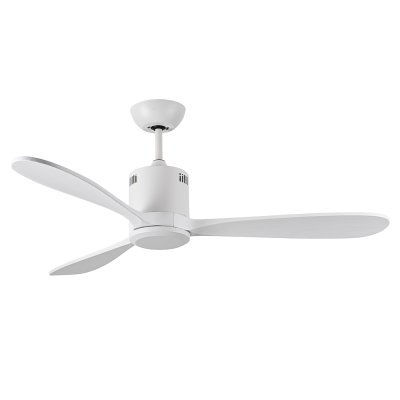 CEILING FAN Solid Wood Blade MODEL S-51 WH SIZE 52" White