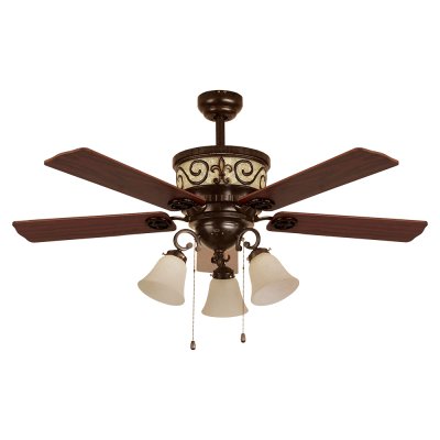 Lamp Ceiling Fan  PLYWOOD BLADES MODEL S D16-524 PTW SIZE 52"  Wood Brown Pattern