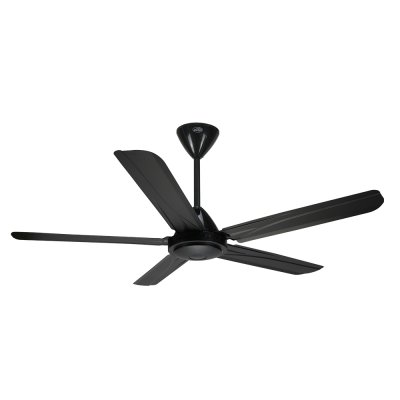 CEILING FAN Steel Blade MODEL T548-BK+WC SIZE 48"  Black