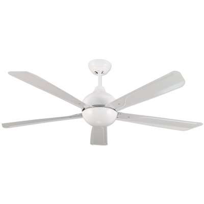 CEILING FAN Steel Blade MODEL UFO-556-WH+WC SIZE 56"  White