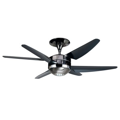 Lamp Ceiling Fan ABS Blade MODEL V6-GM+RC SIZE 56"  Black