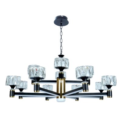 โคมไฟห้อย รุ่น 07-SL-8540-12 (LED 160W) สีทอง/ดำ