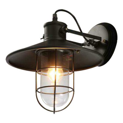 Outdoor Wall Lamp MODEL06-ML-17141-BK (E27x1) Black 