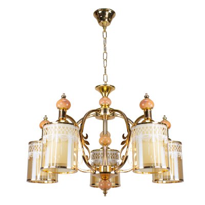 Pendant Lamp MODEL 06-SL-1201-5 (E27x5) Gold