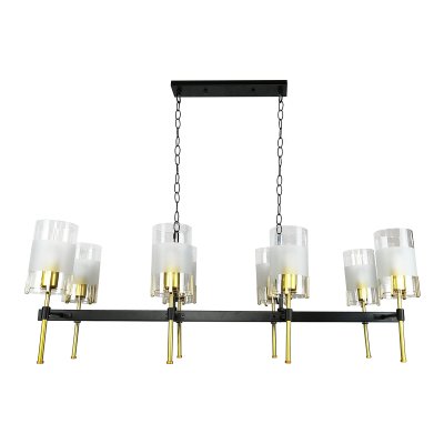 Hanging Lamp MODEL  06-SL-2016-BK+GD9 (G9x25) Black/Gold 