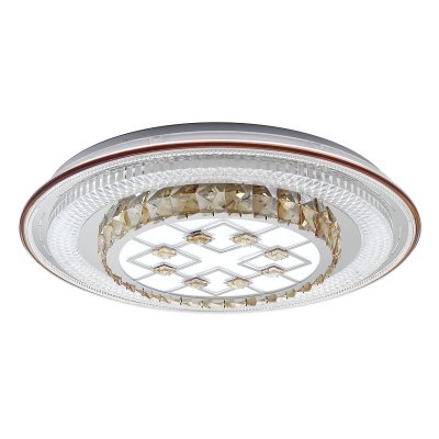 Ceiling Lamp MODEL 07-SLC-5025-500 (LED 46W) Silver/Clear/Gold