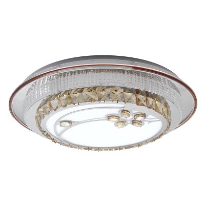 Ceiling Lamp MODEL 07-SLC-5027-500 (LED 46W) Silver/Clear/Gold