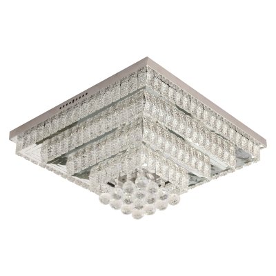 Ceiling Lamp MODEL 07-SLC-5028-600 (LED 88W) Silver/Clear