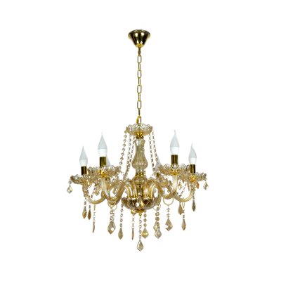 Pendant Lamp MODEL 07-SL-8541-6 AMBER (E14x6) Amber