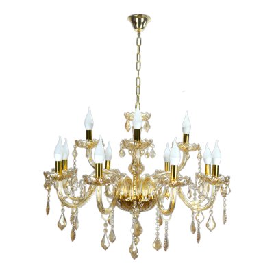 Pendant Lamp MODEL 07-SL-8542-8+4 AMBER (E14x12) Amber