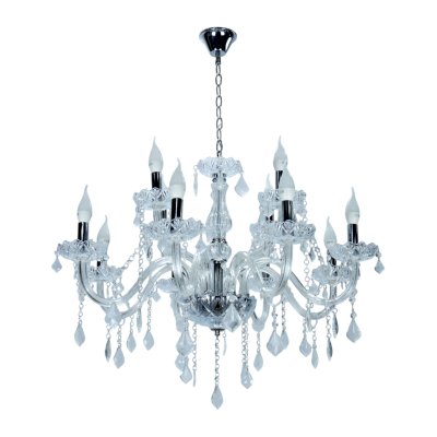 Pendant Lamp MODEL 07-SL-8544-8+4 CLEAR (E14x12) Clear
