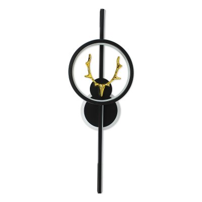 Wall Lamp MODEL 09-SLW-1304-LED (LED 30W) Black/Gold