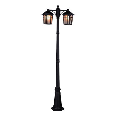 Outdoor Garden Lamp MODEL 12-O-8521-2 (E27x2) Matte black