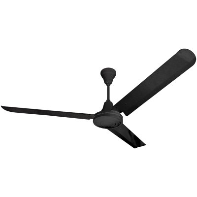 CEILING FAN Steel Blade MODEL T356-BK+WC SIZE 56"  Black