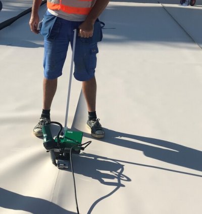 SteepOn | Roofing welder for challenging pitched and sloped surfaces.