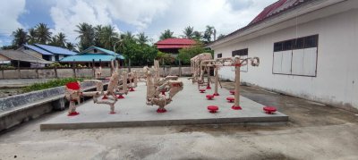 อำเภอระโนด บริเวณลานเอนกประสงค์วัดสามบ่อ ต.บ่อตรุ 