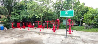 งานติดตั้งอำเภอกระแสสินธุ์ ลานวัดเชิงแสกลาง หมู่3 ต.เชิงแส