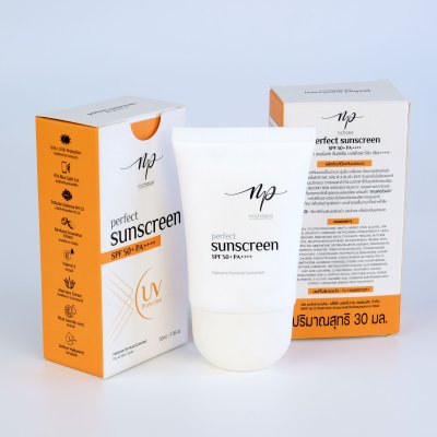 ณิชาภา เพอร์เฟค ซันสกรีน เอสพีเอฟ 50+ พีเอ++++ Nichapa Perfect Sunscreen SPF 50+ PA++++