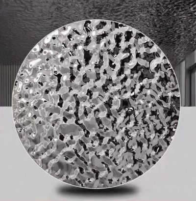 แผ่นสแตนเลสสีเงิน SL-001