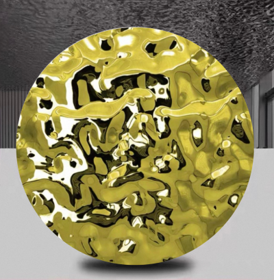 แผ่นสแตนเลสสีเหลือง SL-004-2