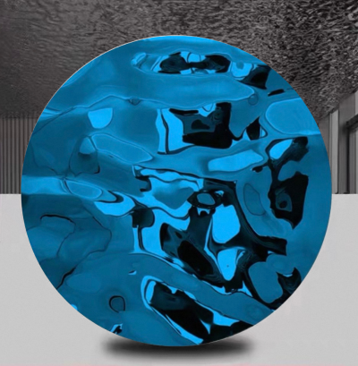 แผ่นสแตนเลสสีน้ำเงิน SL-005-3