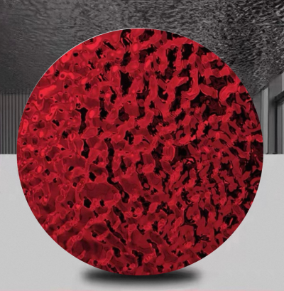 แผ่นสแตนเลสสีแดง SL-006-1