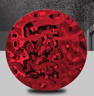 แผ่นสแตนเลสสีแดง SL-006-2