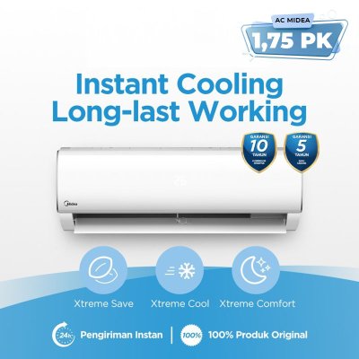 AC Split Midea Standard 1.75 PK | BREEZO